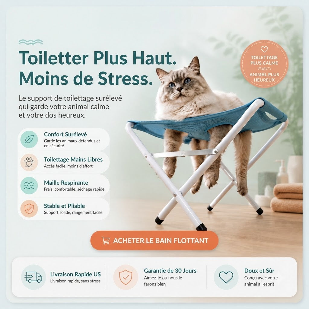 Why stress-free grooming matters — The Floating Bath